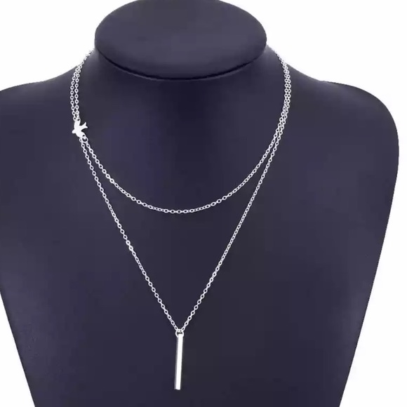 ✨Silver or Gold Layered Necklace / Set Of Two✨ - Picture 3 of 4